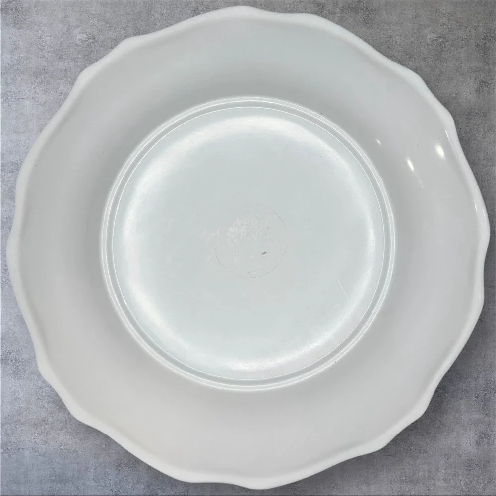 Set of 2 -HTF‎ April Cornell Melamine Plates PurplePink Floral Dinner Luncheon